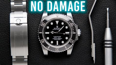 how do you break a pallet in a rolex watch|The SAFEST Way to REMOVE & INSTALL a Rolex Bracelet.